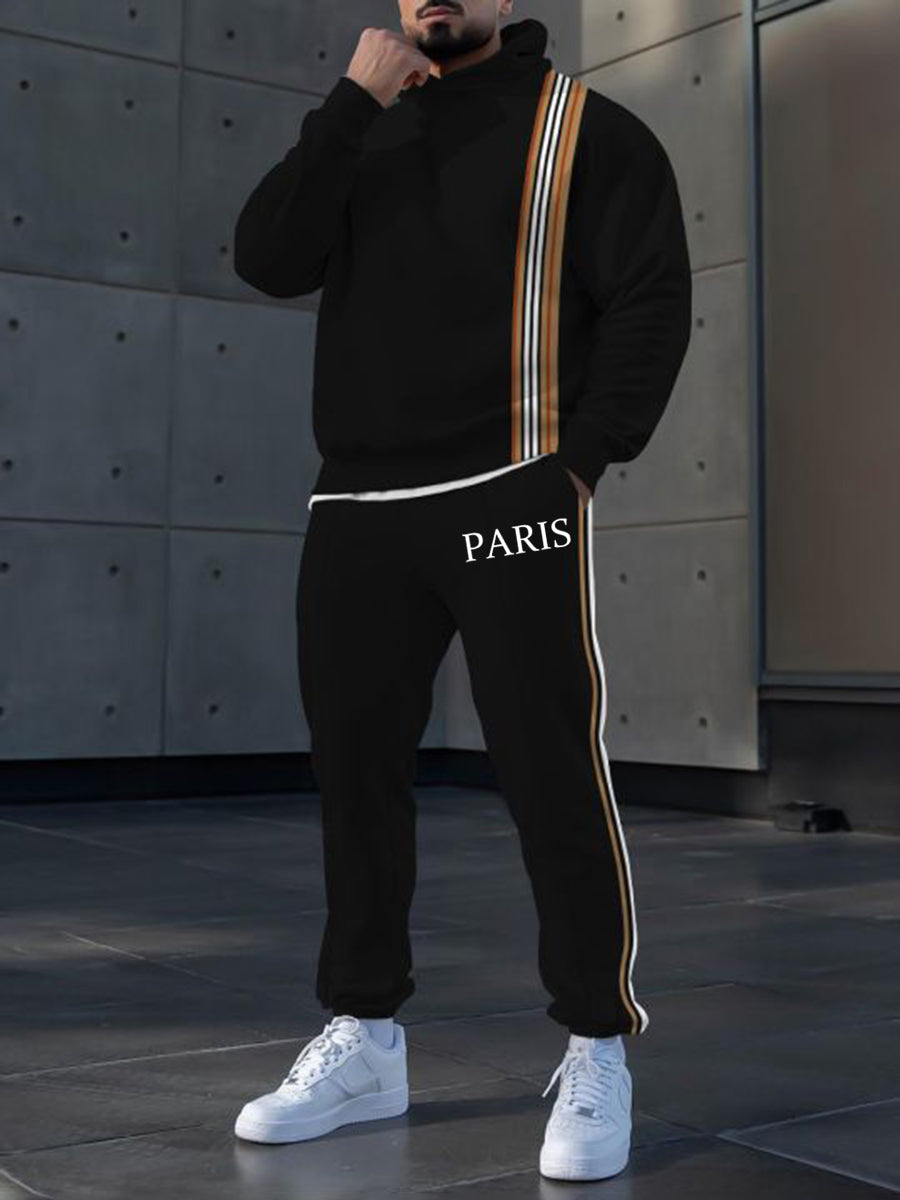 Hoodie occasionnel des hommes et l'ensemble de pantalon