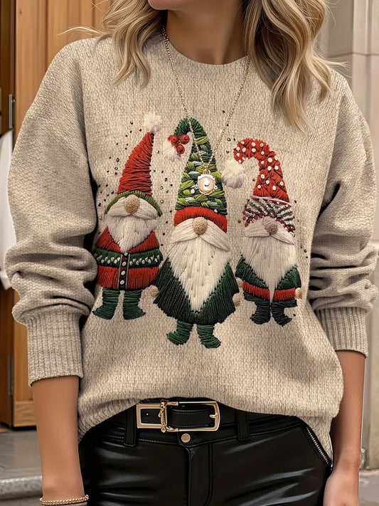 Sweat à capuche décontracté vintage imprimé art animal de Noël pour femmes