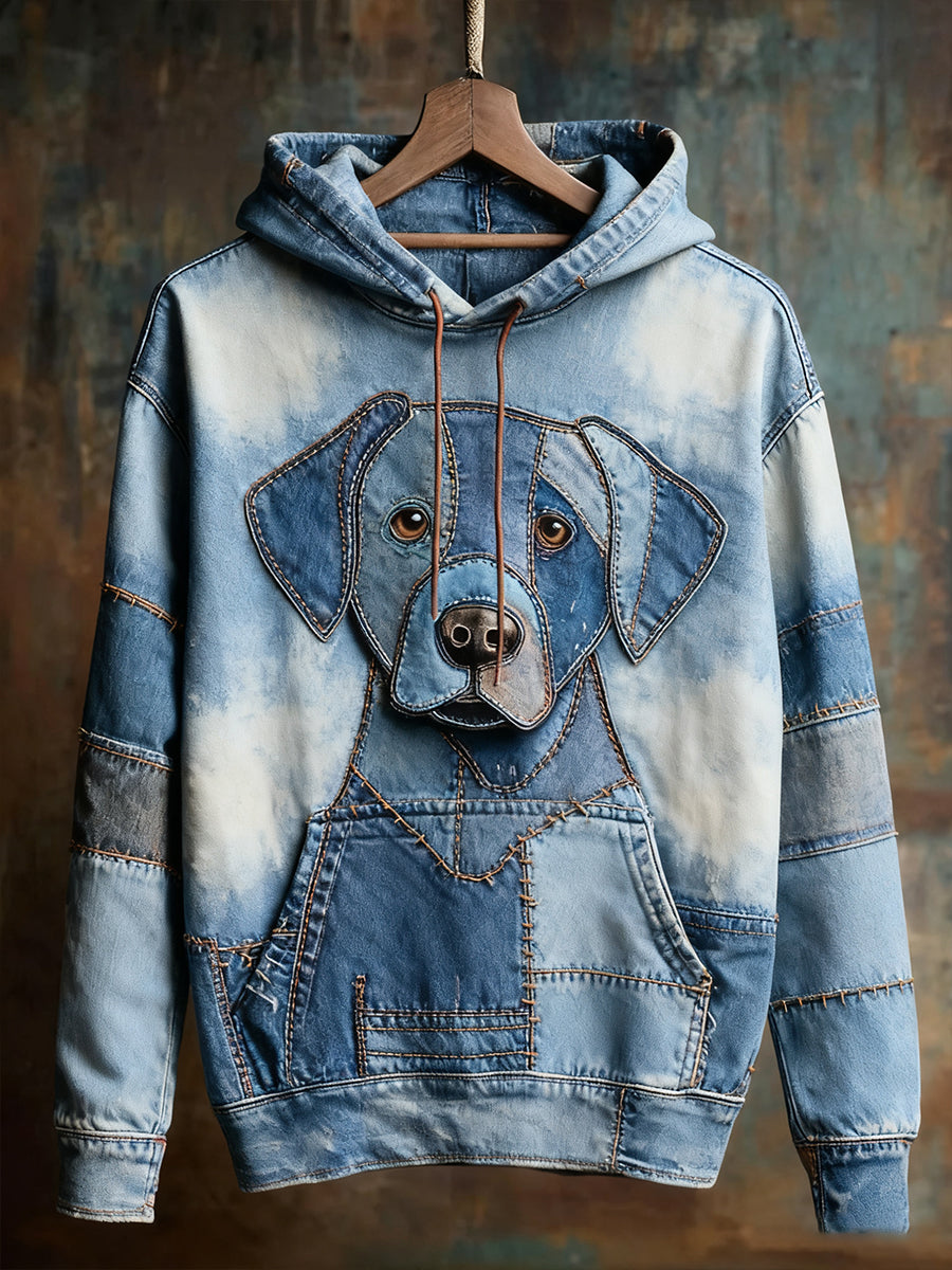 Unisexe Animal Art Print Casual Vintage Hoodie