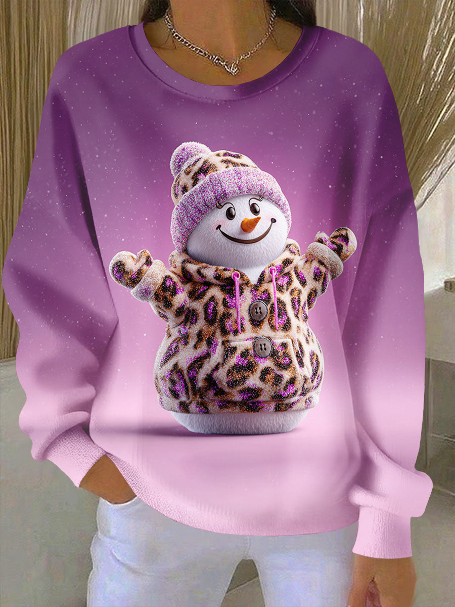 Sweatshirt Nativity Regular Femme