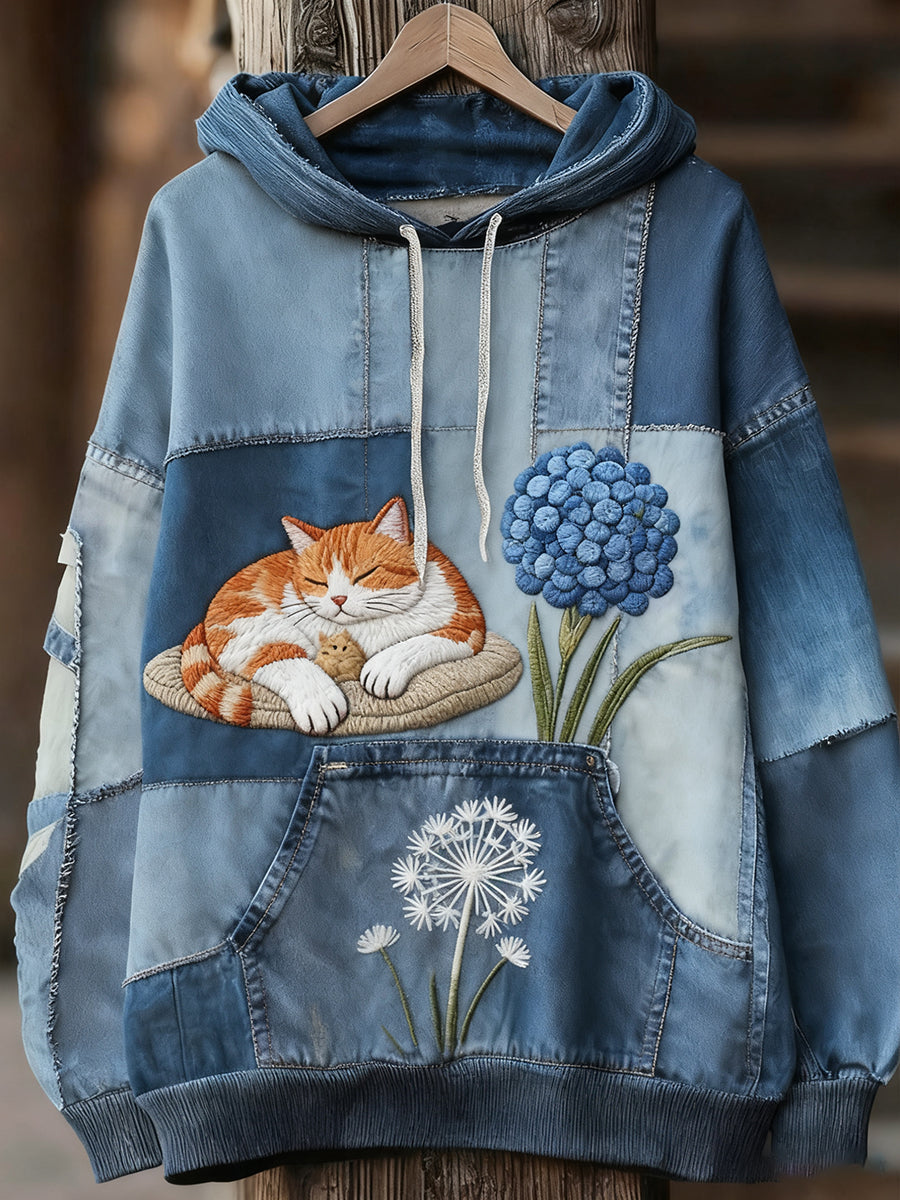 Unisexe Animal Art Print Casual Vintage Hoodie