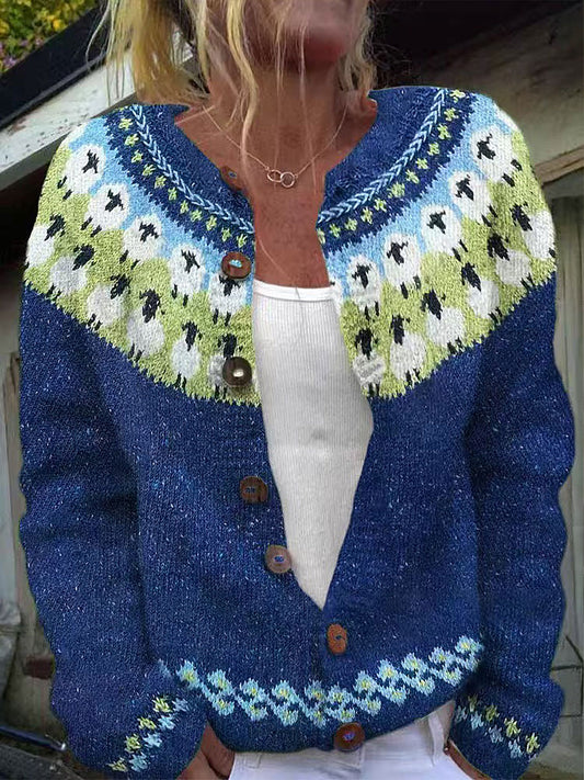 Cardigans femme laine d'agneau