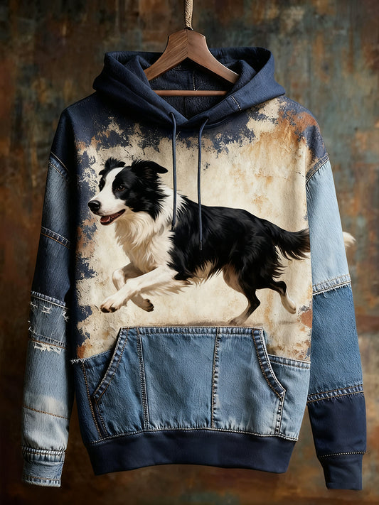 Unisexe Animal Art Print Casual Vintage Hoodie