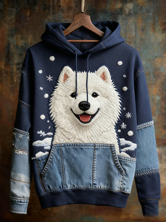 Unisexe Animal Art Print Casual Vintage Hoodie