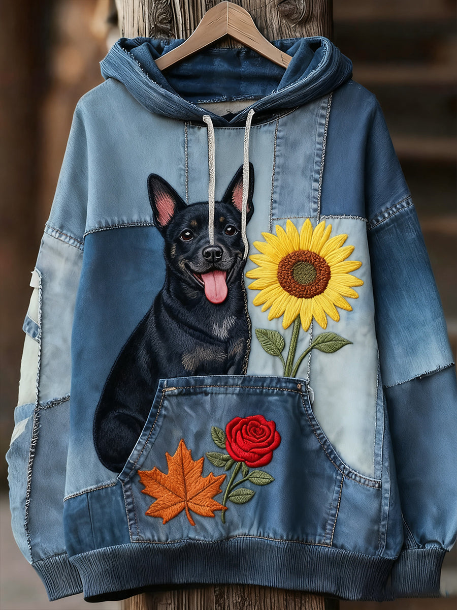 Unisexe Animal Art Print Casual Vintage Hoodie