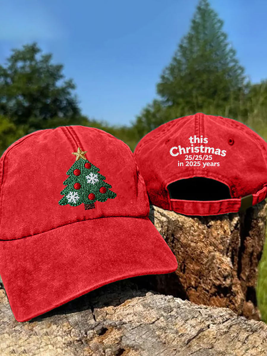 Chapeau unisexe décontracté imprimé de Noël