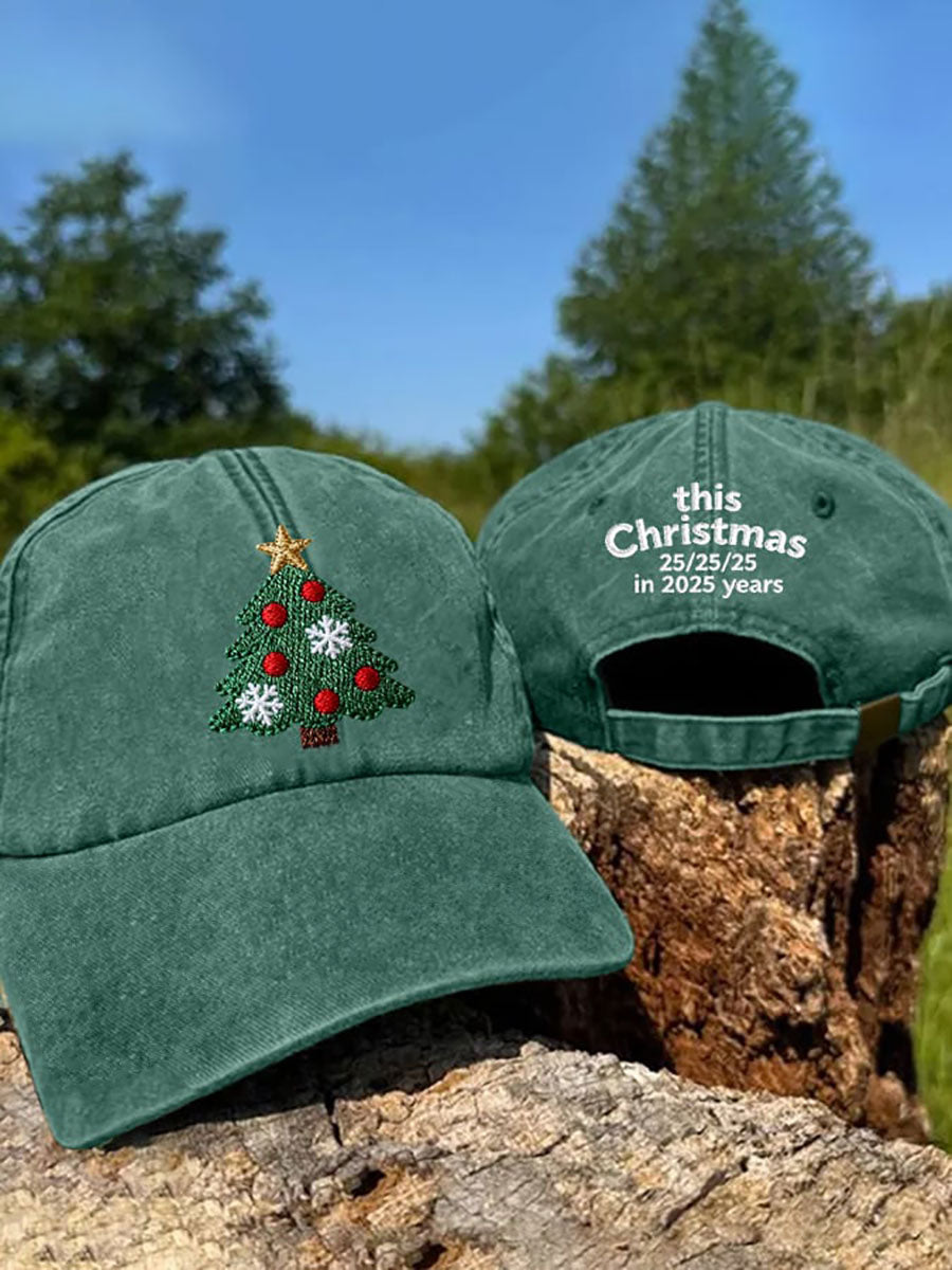 Chapeau unisexe décontracté imprimé de Noël