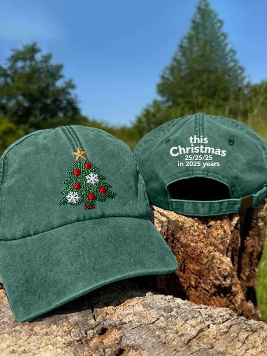 Chapeau unisexe décontracté imprimé de Noël