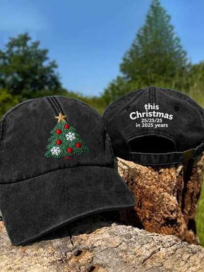 Chapeau unisexe décontracté imprimé de Noël