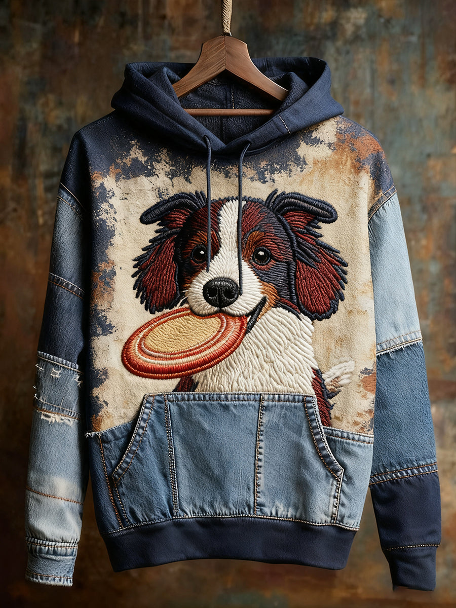 Unisexe Animal Art Print Casual Vintage Hoodie