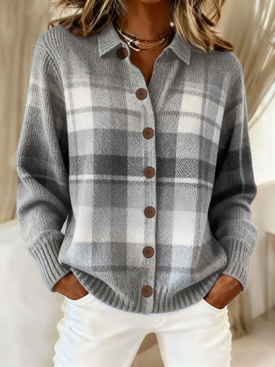 L'art d'automne des femmes a imprimé des hauts occasionnels