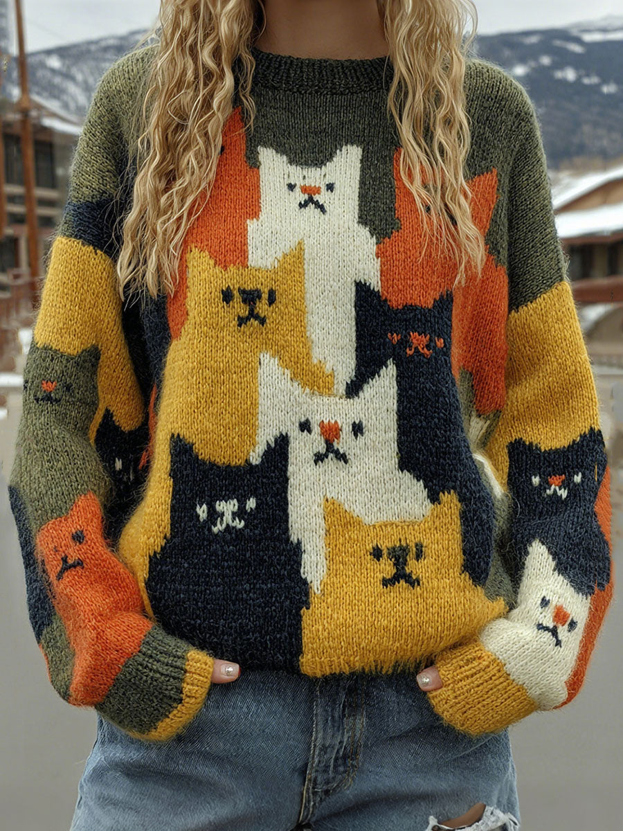 Hauts à imprimé chats pour femmes