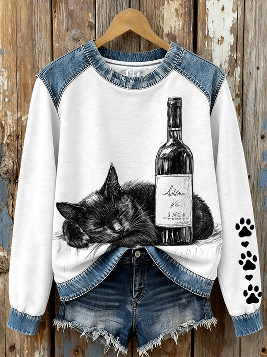 Sweats noirs chat pour femmes