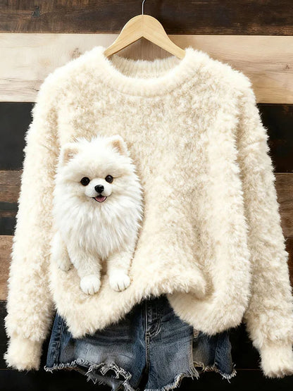 Top en flanelle décontracté à imprimé animal rétro pour femmes