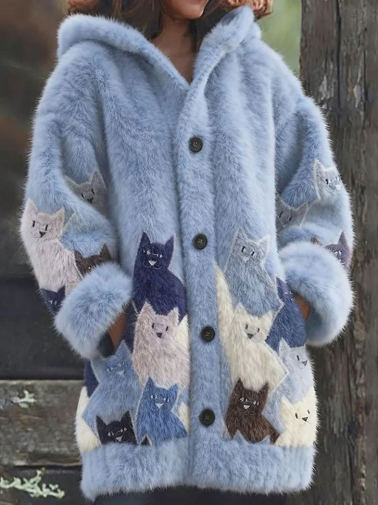 Manteau long Composite Fleece Femme