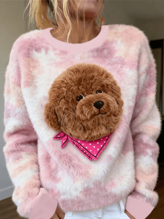 Sweat à capuche en flanelle pour femmes