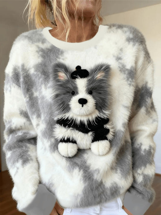 Sweat à capuche en flanelle pour femmes