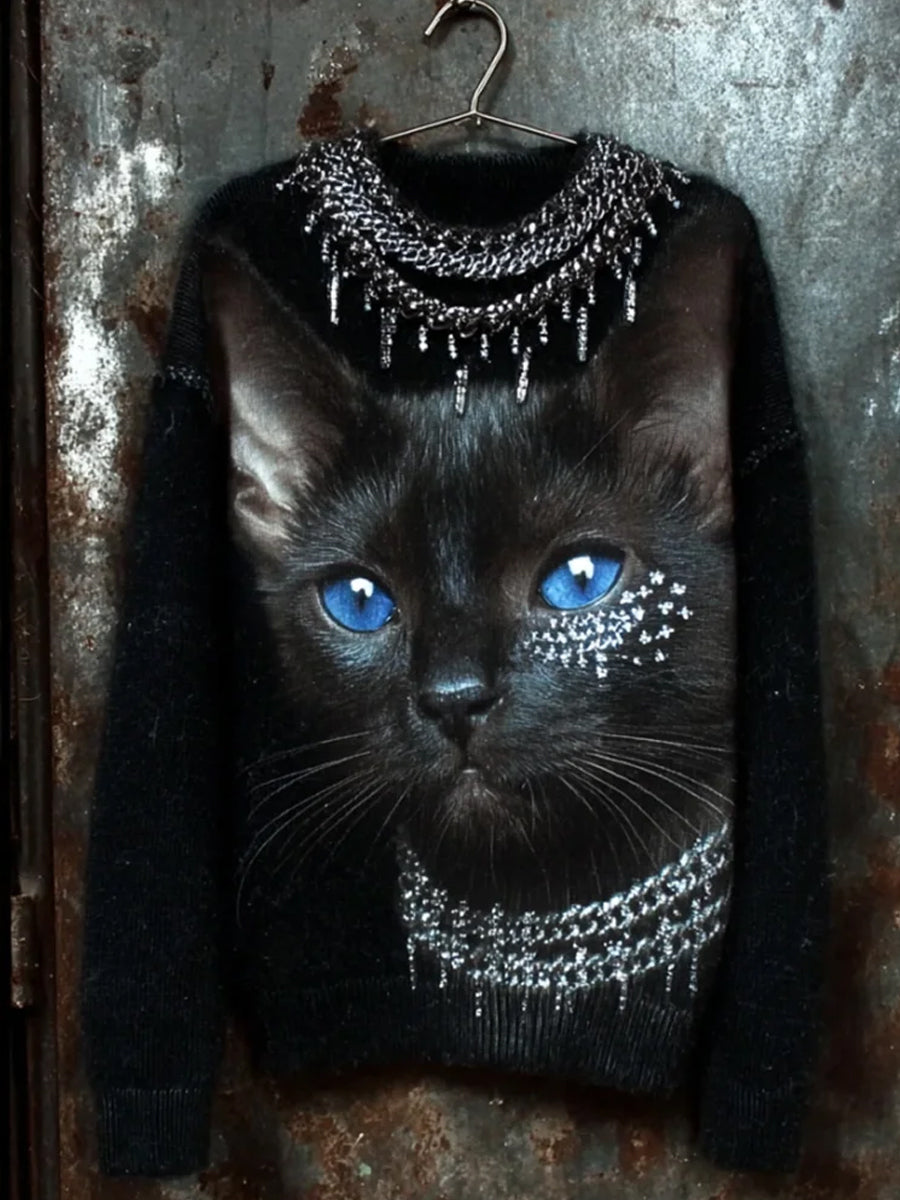 Top en flanelle décontracté à imprimé animal rétro pour femmes