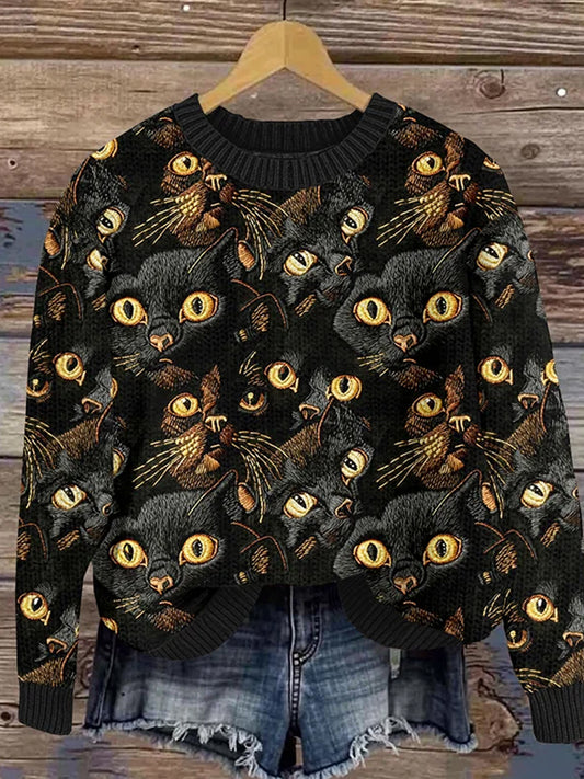 Top en flanelle décontracté à imprimé animal rétro pour femmes