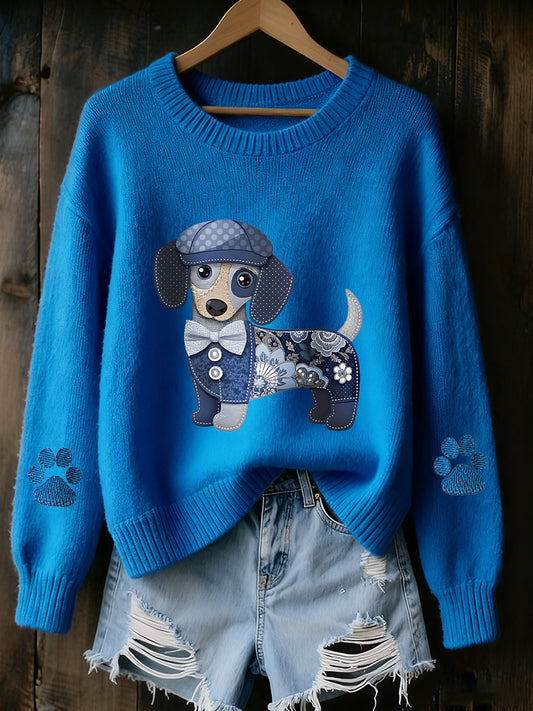 Sweat-shirt Décontracté Imprimé Animal Art Femme