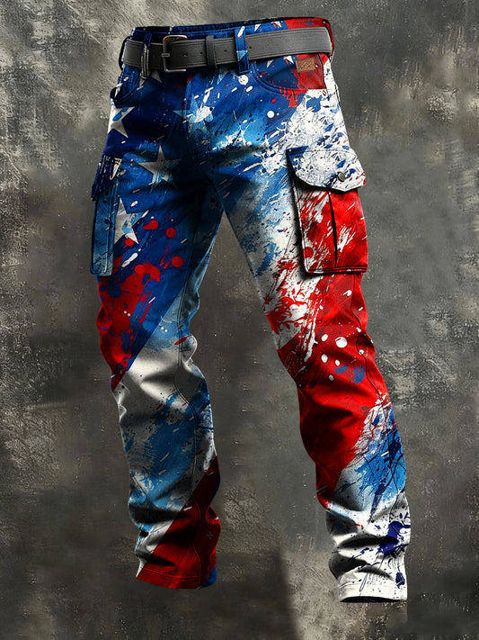 Pantalon de travail décontracté pour hommes rétro vacances Business Art Print