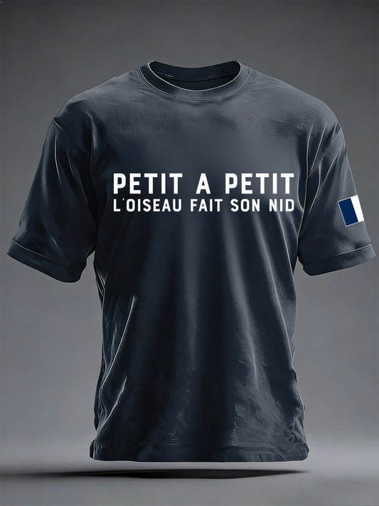 T-shirt imprimé French Proverb Homme