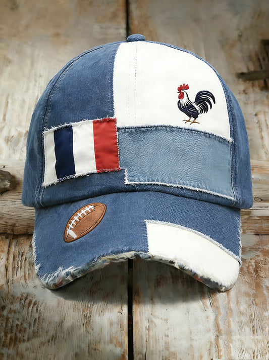 Chapeau de style rugby décontracté rétro à la française