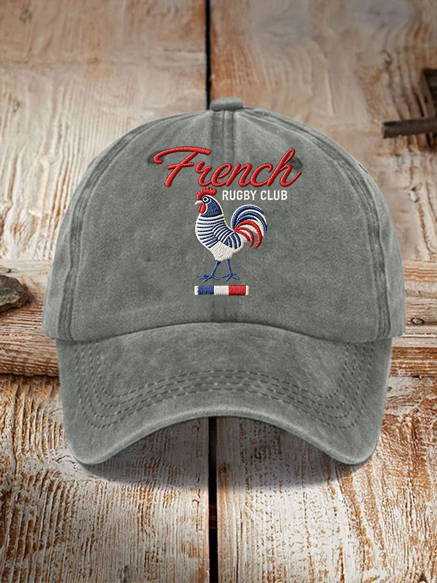 Chapeau imprimé Le French Rugby Club unisexe