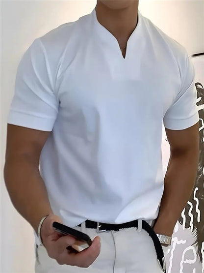 T-shirt col V pour homme