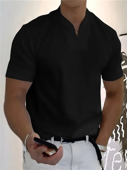 T-shirt col V pour homme