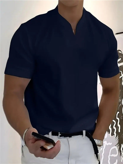 T-shirt col V pour homme