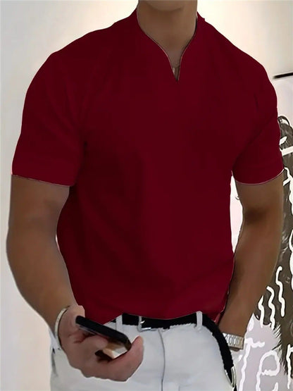 T-shirt col V pour homme