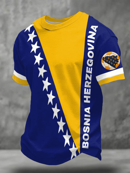 T-shirt imprimé pour homme Bosno ZMAJEVI Football Lover