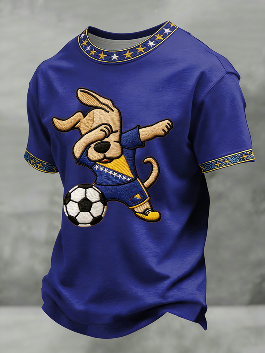 T-shirt manches courtes pour hommes, motif Bosnia ZMAJEVI, amoureux du football