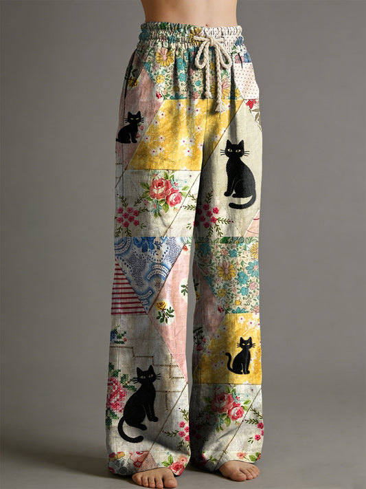Pantalon pour femme à imprimé animalier
