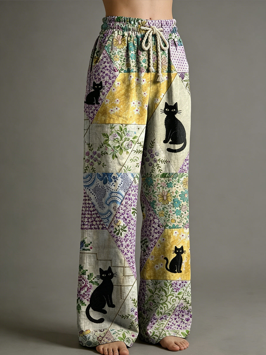 Pantalon pour femme à imprimé animalier
