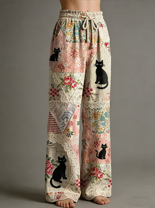 Pantalon pour femme à imprimé animalier