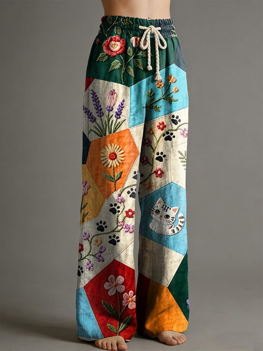 Pantalon pour femme à imprimé animalier