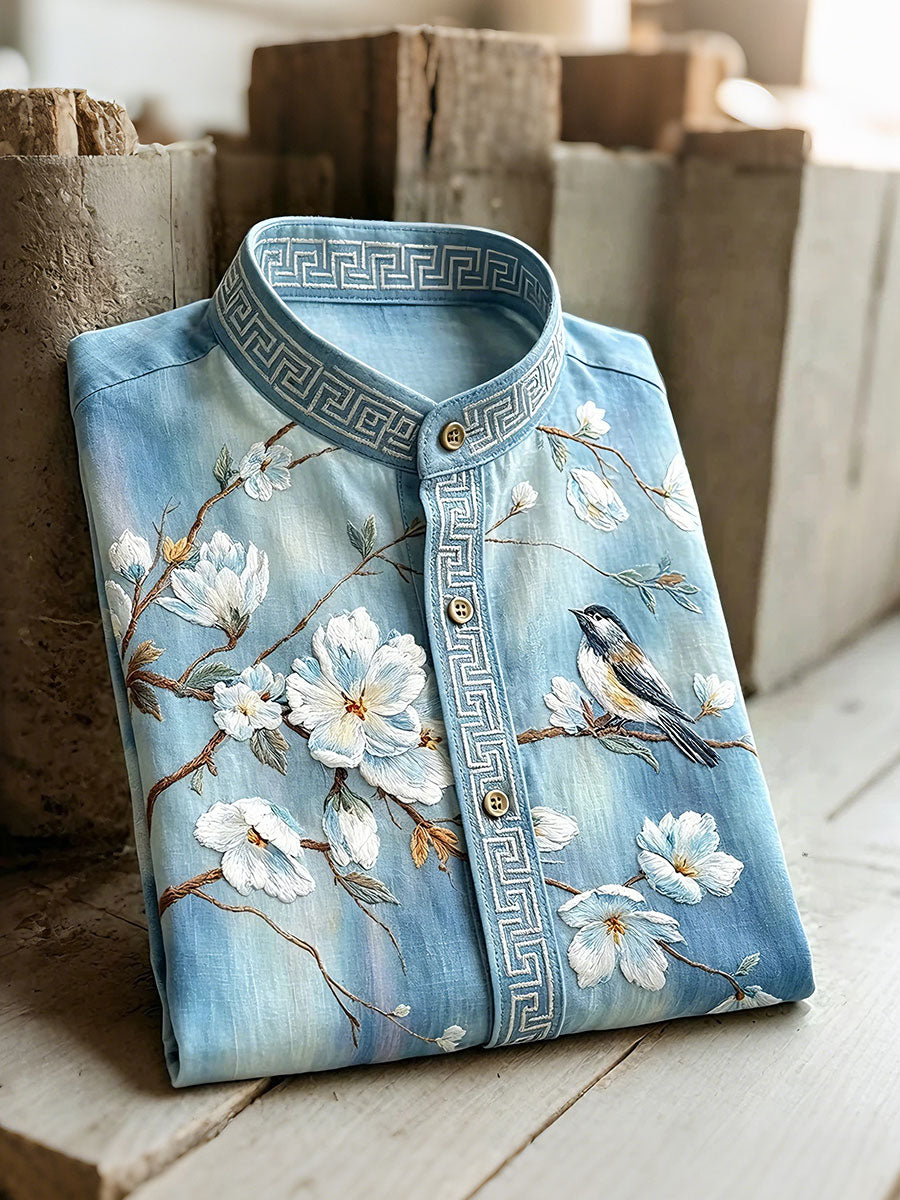 Chemises à manches courtes Vacation Plant Floral Homme