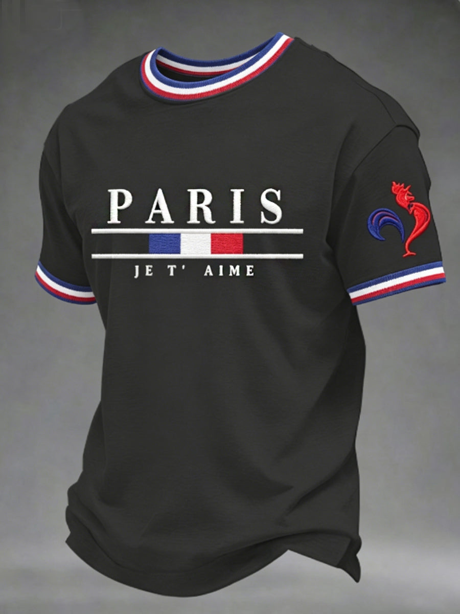 T-shirt à manches courtes pour hommes