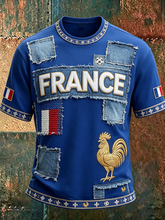 T-shirt manches courtes France Football pour homme