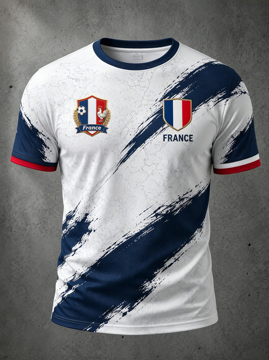 T-shirt manches courtes France Football pour homme