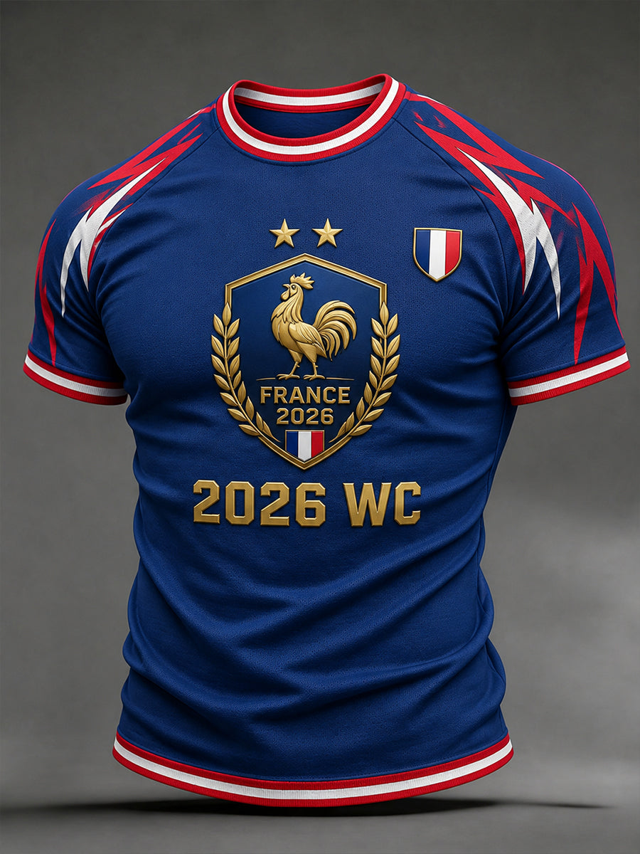 T-shirt manches courtes France Football pour homme