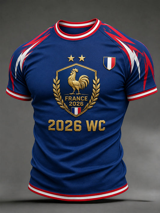 T-shirt manches courtes France Football pour homme