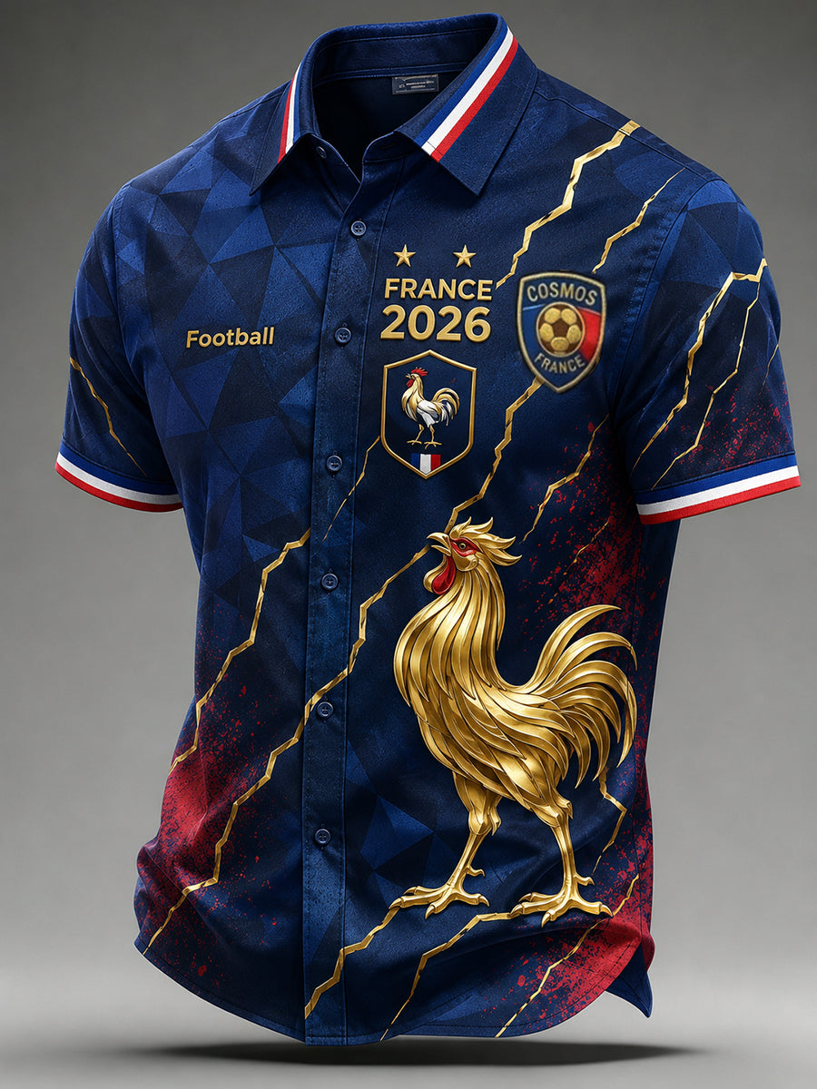 Maillot France Football pour homme à manches courtes