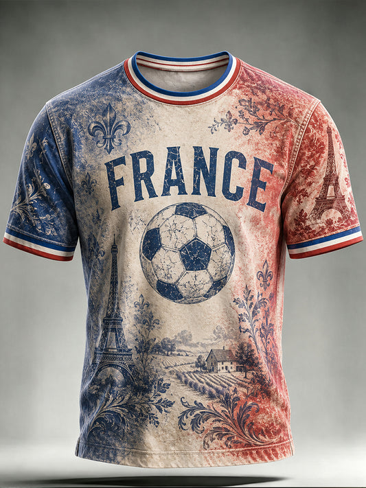 T-shirt manches courtes France Football pour homme