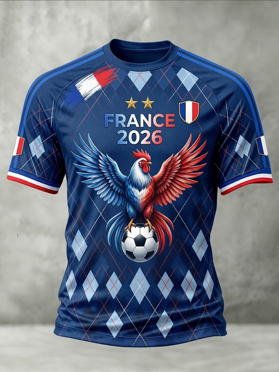 T-shirt manches courtes France Football pour homme