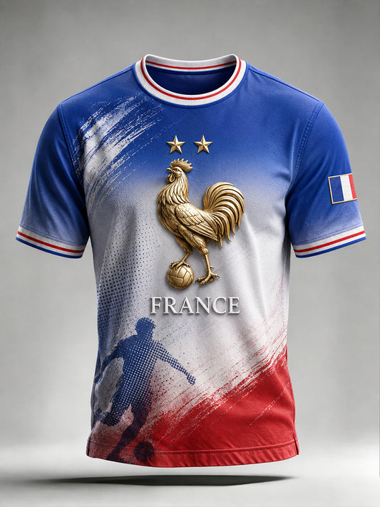T-shirt manches courtes France Football pour homme