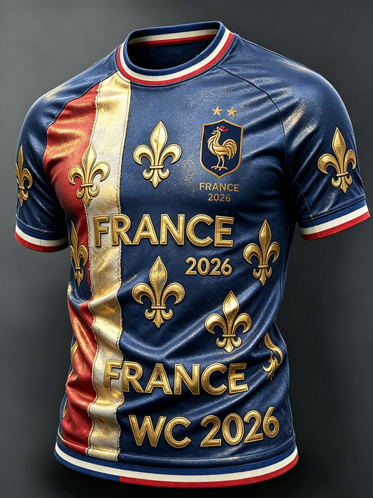 T-shirt manches courtes France Football pour homme