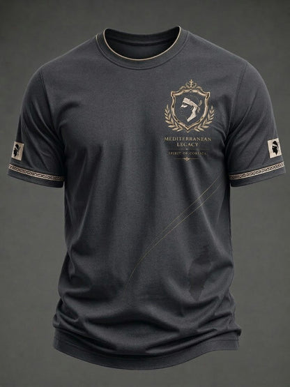 T-shirt pour homme imprimé du drapeau de la Corse